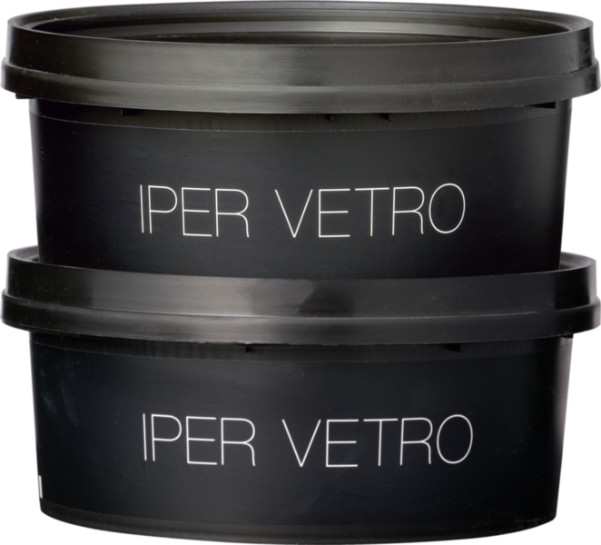 Gebinde 1029 Iper Vetro | Transparente 2K-Beschichtung auf Epoxidharz-Basis zur Versiegelung von Nassbereichen