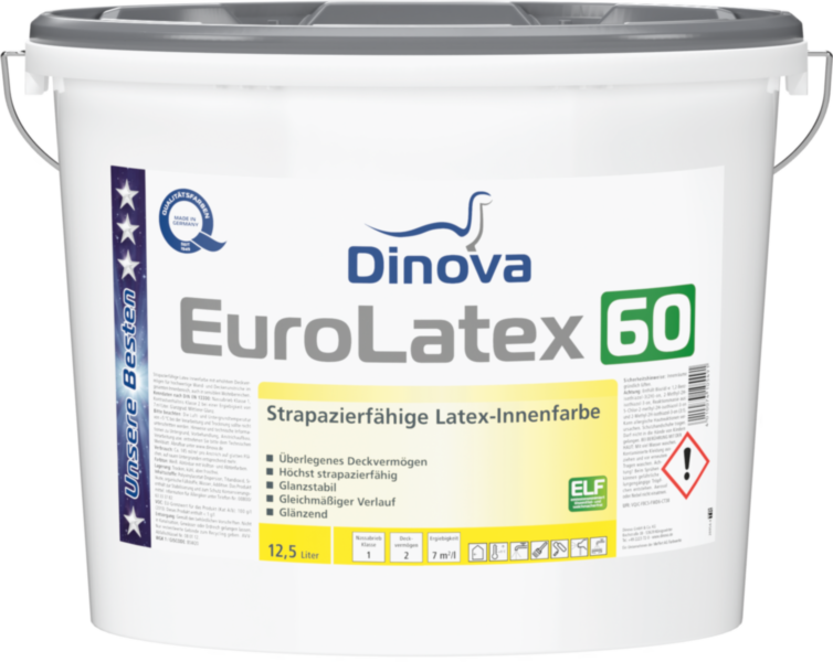Gebinde  EuroLatex 60 | Strapazierfähige Latex-Innenfarbe