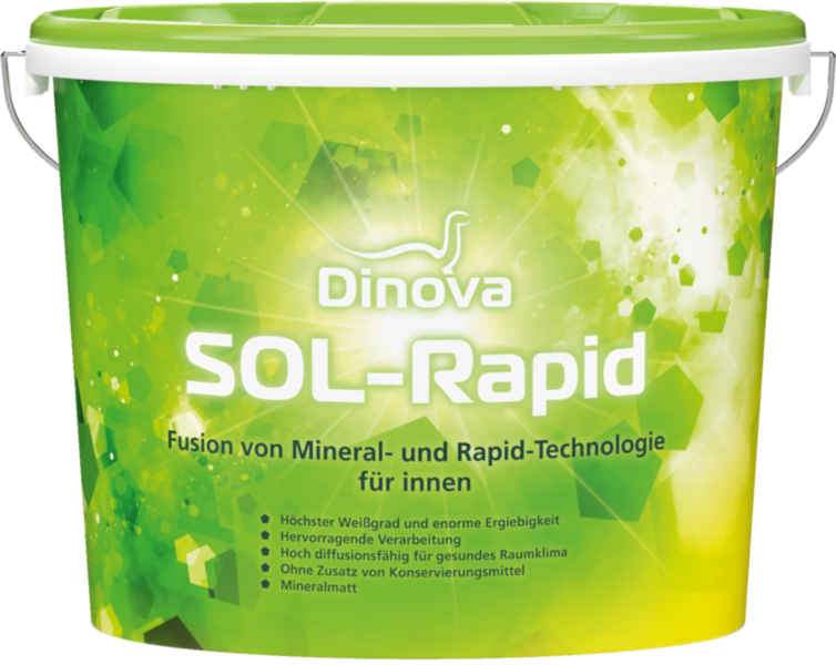 Gebinde  SOL-Rapid | Fusion von Mineral- und Rapid-Technologie für innen